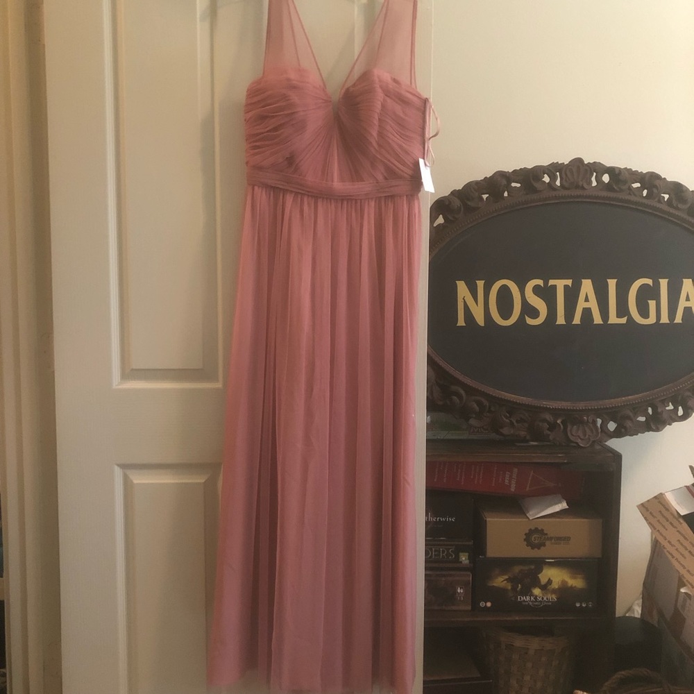 Pink Elegant Bridesmaid/Prom Dress